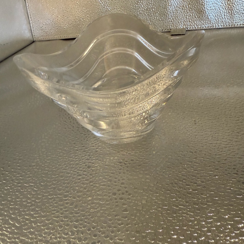 Elegant Crystal Glass Candle Holder